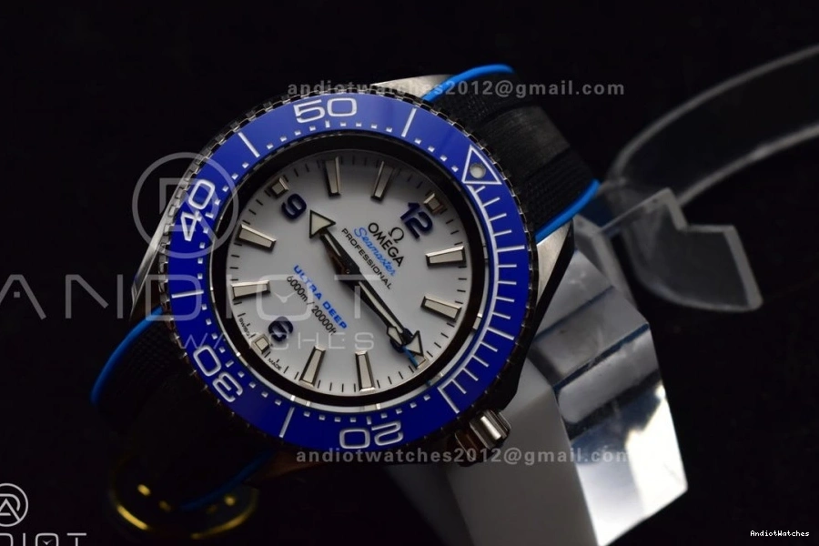 Black Versatile Ceramic Blue Best Seamaster White TF Deep 1078 Strap Ultra Edition 1:1 Bezel Rubber A 6000M SS on Dial 0821